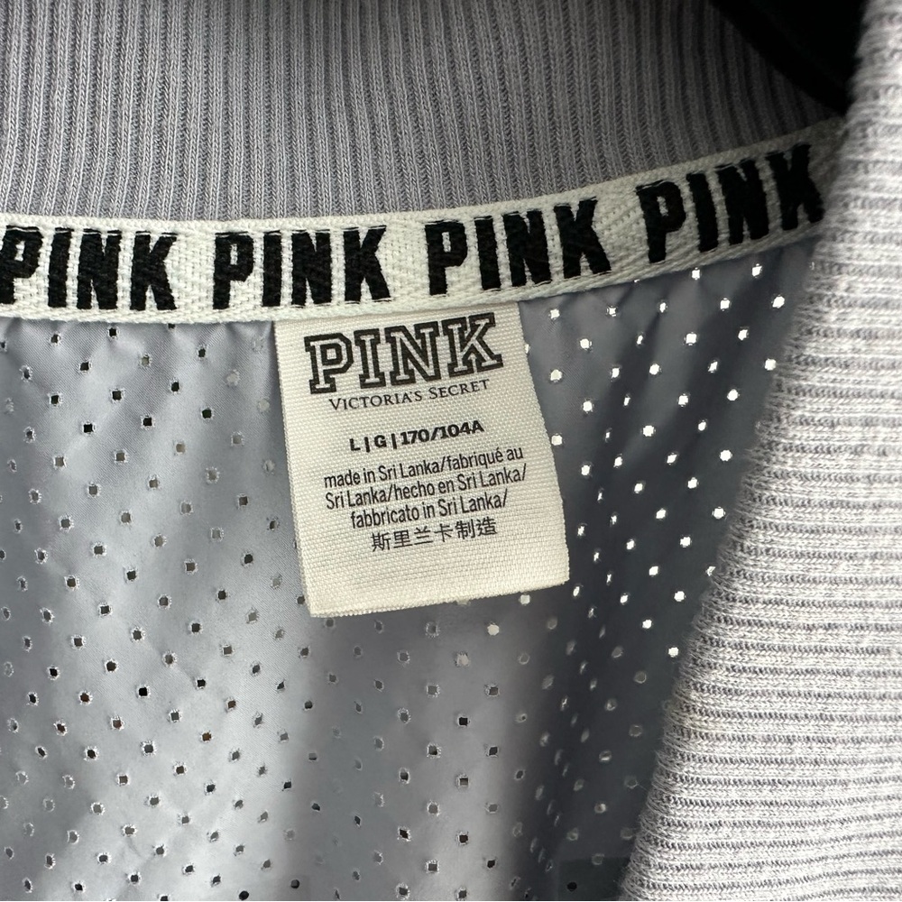 Women’s Victoria’s Secret pink nation zip jacket, size large. - Picture 3 of 6